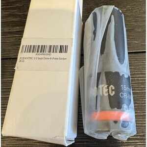 New 1/2" Drive 6 Point Socket 15mm